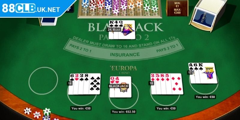 Blackjack 88CLB Siêu Phẩm Game Bài Ăn Tiền Đẳng Cấp Nhất 2025 1 Blackjack 88CLB là gì?