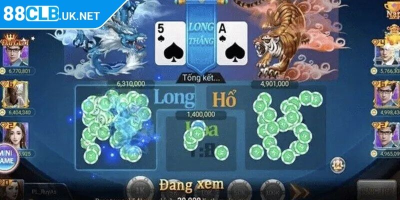 Long Hổ 88CLB Game Casino Đẳng Cấp 2025 Không Nên Bỏ Qua 2 Các loại cược xuất hiện phổ biến trong Dragon Tiger